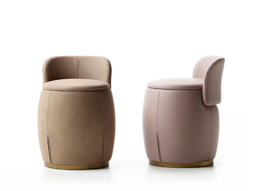 ORIO - Storage round pouf by Former In Italia - view 2